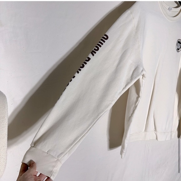 Jerico Cream Bamboo Quick Dick McDick Crew Neck Sweatshirt XXL - Picture 9 of 14